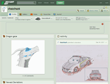 Tablet Screenshot of chazchaz6.deviantart.com