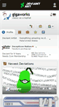 Mobile Screenshot of gigaworks.deviantart.com