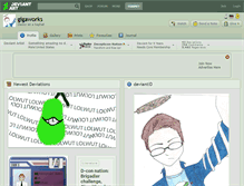 Tablet Screenshot of gigaworks.deviantart.com