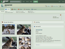 Tablet Screenshot of darkski360.deviantart.com