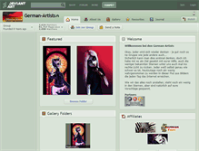 Tablet Screenshot of german-artists.deviantart.com