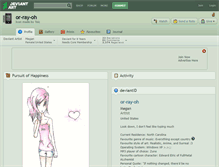 Tablet Screenshot of or-ray-oh.deviantart.com