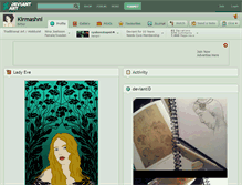 Tablet Screenshot of kirmashni.deviantart.com