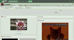 Desktop Screenshot of lenuska90.deviantart.com