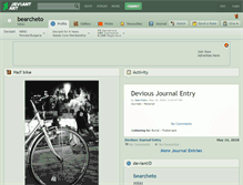 Tablet Screenshot of bearcheto.deviantart.com
