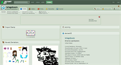 Desktop Screenshot of briagoboom.deviantart.com