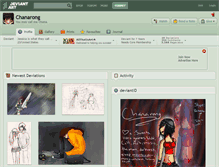 Tablet Screenshot of chanarong.deviantart.com