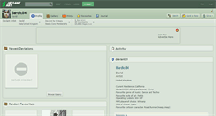 Desktop Screenshot of bardic84.deviantart.com