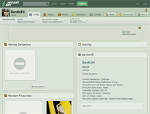 Tablet Screenshot of bardic84.deviantart.com