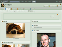 Tablet Screenshot of greenbee03.deviantart.com