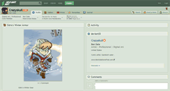 Desktop Screenshot of crazyskull.deviantart.com