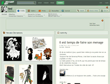 Tablet Screenshot of lied.deviantart.com