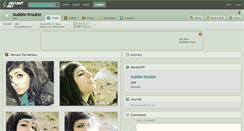 Desktop Screenshot of bubble-trouble.deviantart.com