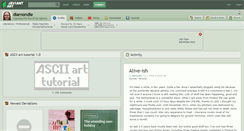 Desktop Screenshot of diamondie.deviantart.com