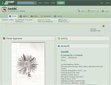 Tablet Screenshot of dandbc.deviantart.com