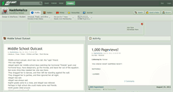 Desktop Screenshot of maddiemalice.deviantart.com
