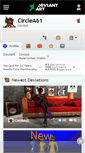 Mobile Screenshot of circlea61.deviantart.com