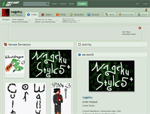 Tablet Screenshot of nageku.deviantart.com