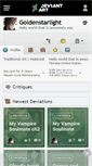 Mobile Screenshot of goldenstarlight.deviantart.com