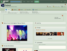Tablet Screenshot of fusions2.deviantart.com