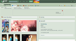 Desktop Screenshot of heartening.deviantart.com