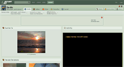 Desktop Screenshot of da-dio.deviantart.com