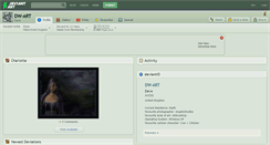 Desktop Screenshot of dw-art.deviantart.com