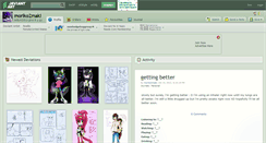 Desktop Screenshot of moriko2maki.deviantart.com