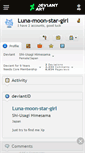 Mobile Screenshot of luna-moon-star-girl.deviantart.com