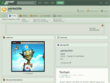 Tablet Screenshot of patrika2006.deviantart.com