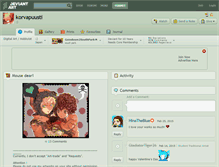 Tablet Screenshot of korvapuusti.deviantart.com