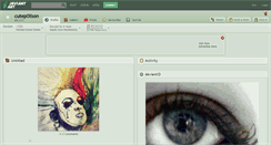Desktop Screenshot of cutep0iison.deviantart.com