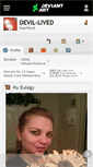 Mobile Screenshot of devil-lived.deviantart.com
