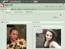 Tablet Screenshot of devil-lived.deviantart.com