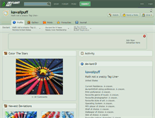 Tablet Screenshot of kawaiipuff.deviantart.com