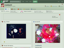 Tablet Screenshot of madubachi.deviantart.com