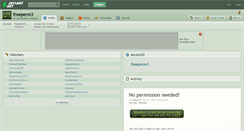 Desktop Screenshot of freeperm3.deviantart.com