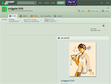 Tablet Screenshot of midget61595.deviantart.com