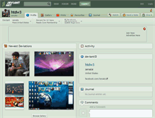 Tablet Screenshot of htdw3.deviantart.com