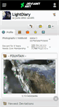 Mobile Screenshot of lightdiary.deviantart.com