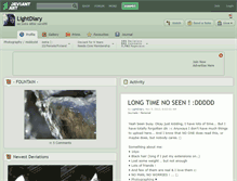 Tablet Screenshot of lightdiary.deviantart.com
