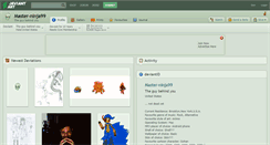 Desktop Screenshot of master-ninja99.deviantart.com