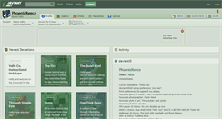 Desktop Screenshot of phoenixreece.deviantart.com