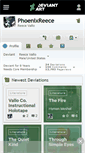 Mobile Screenshot of phoenixreece.deviantart.com