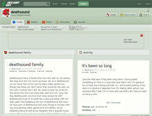 Tablet Screenshot of deathsound.deviantart.com