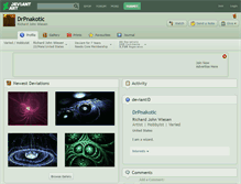 Tablet Screenshot of drpnakotic.deviantart.com