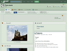 Tablet Screenshot of flore-stock.deviantart.com