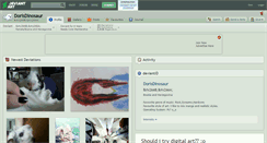 Desktop Screenshot of dorisdinosaur.deviantart.com
