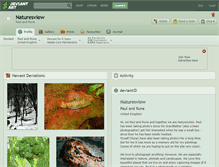 Tablet Screenshot of naturesview.deviantart.com
