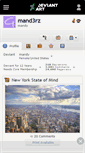 Mobile Screenshot of mand3rz.deviantart.com